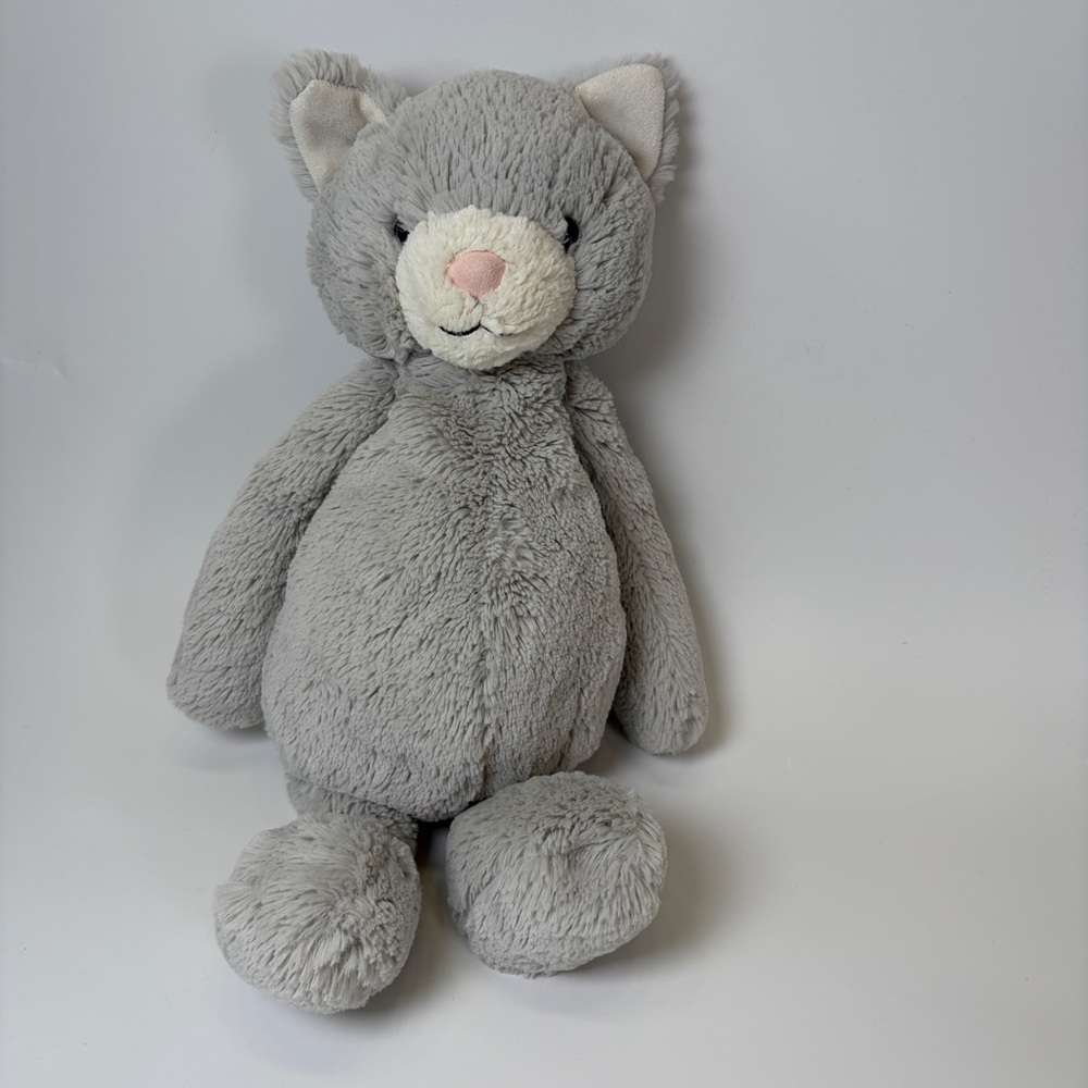 Jellycat Gray Stuffed Cat